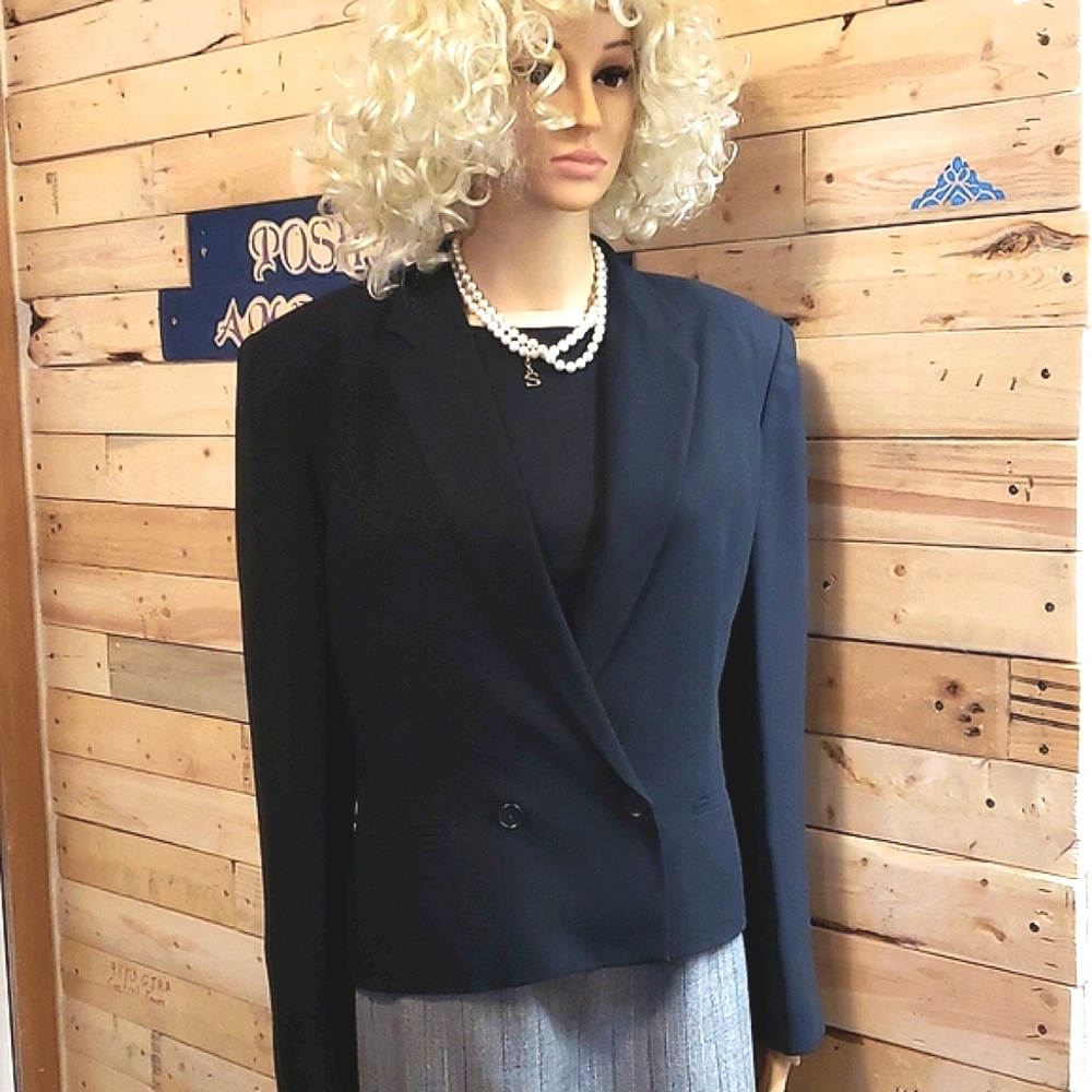 Lauren Ralph Lauren double breasted cropped blazer